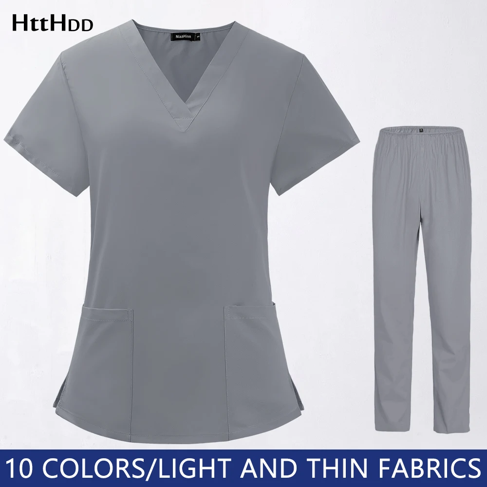 Медицинская Одежда для медсестры оптовая цена женская футболка с коротким