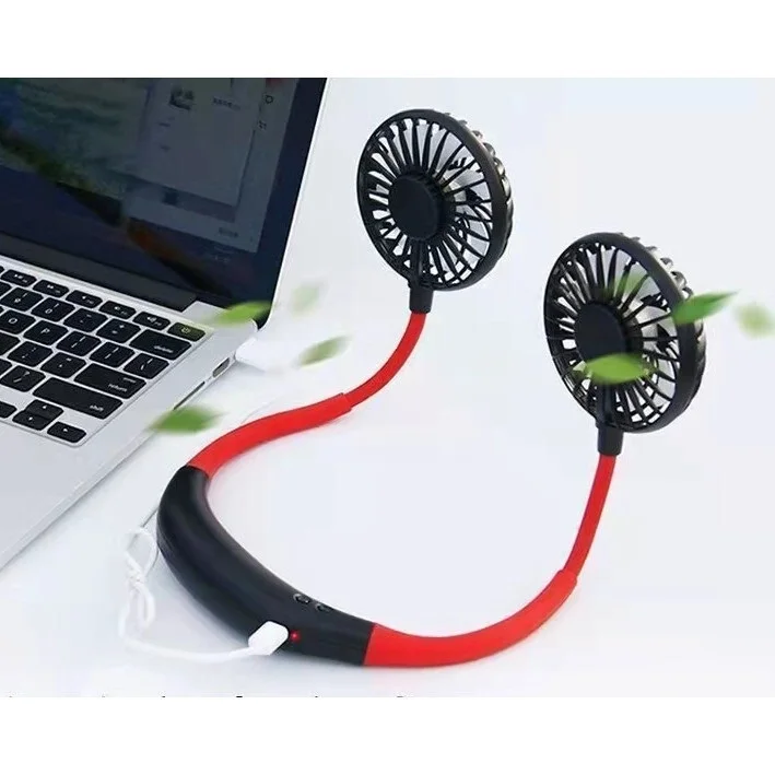 

NEW HSYK New Lazy Hanging Neck Fan Portable Small Rechargeable Electric Fan Travel Outdoor Sports
