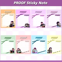 kpop bangtan boys new album proof creative painting stickers student message stickers cute notepad stickers gifts jimin suga jin