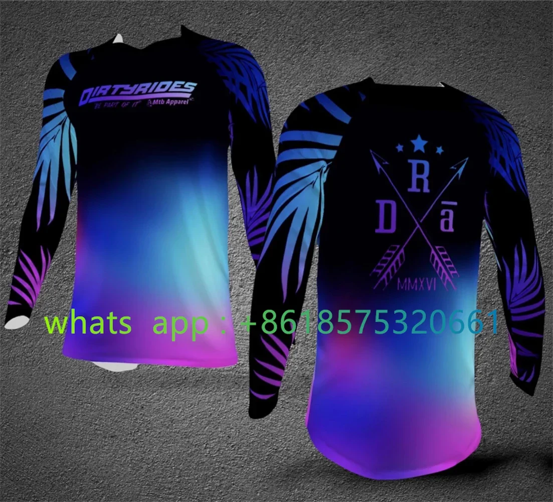 Футболка Dirtyrides Мужская для горного велосипеда одежда езды на горном велосипеде и