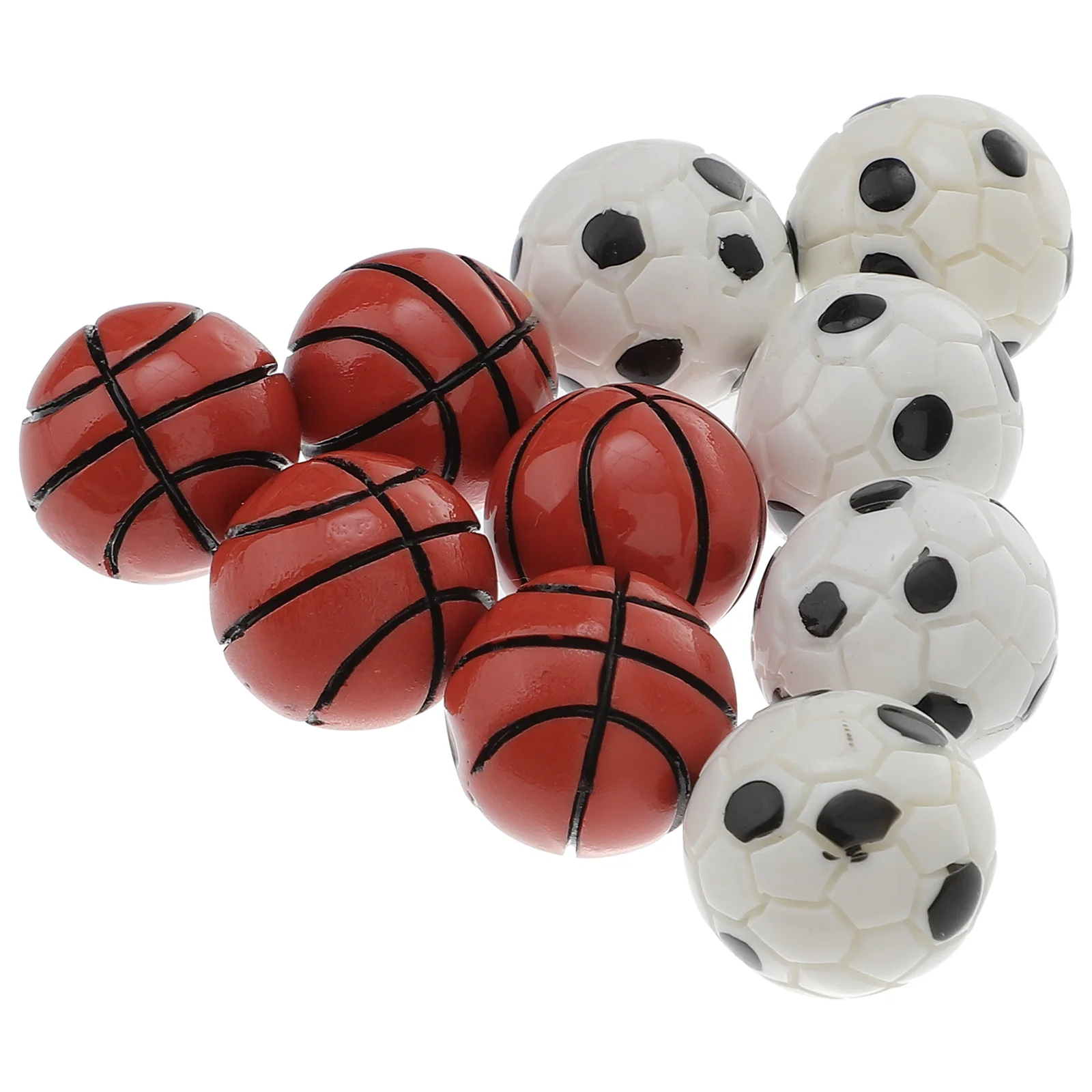 

Mini Accessory Miniature Basketballs Basketball Diy House Fairy Field Playground Footballs Modelsportsornamentfootball Decor