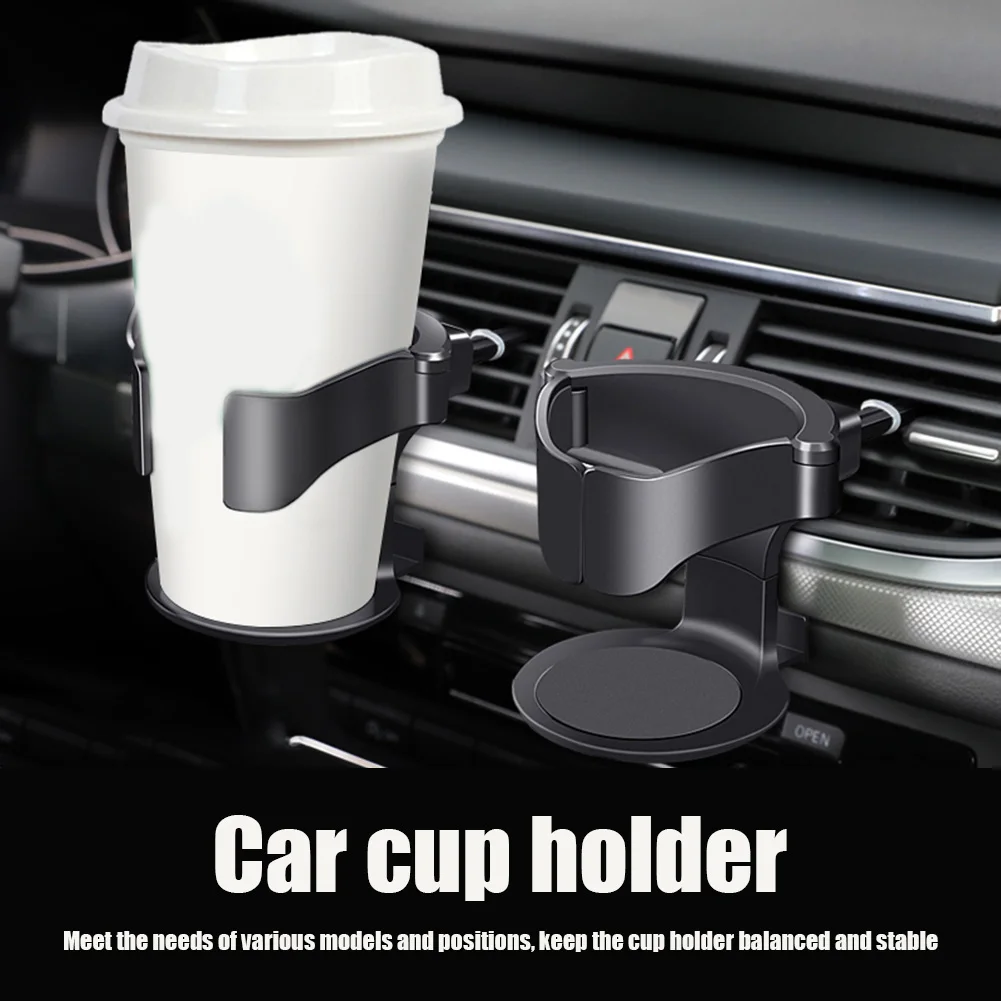 

Universal Car Cup Holder Air Vent Outlet Drink Coffee Bottle Holder Can Mounts Holders Beverage Ashtray Mount Stand Accessories