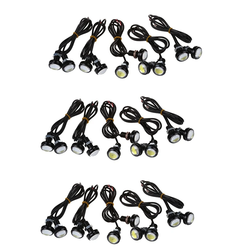 

30 шт., Автомобильные противотуманные фары, 9 Вт, 12 В, 23 мм