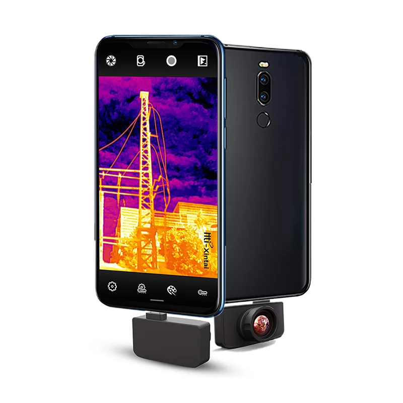 

HTI In Stock HTI Xintai 384*288 Resolution Mobile Smartphone Infrared Imaging Cell Phone Mini Thermal Camera Android