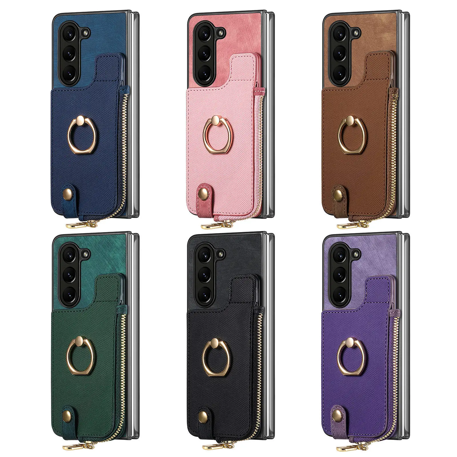 

With Card Slot Wallet Case For Samsung Galaxy Z Fold 5 Case F9460 Case