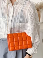 mini minimalist quilted chain crossbody bag