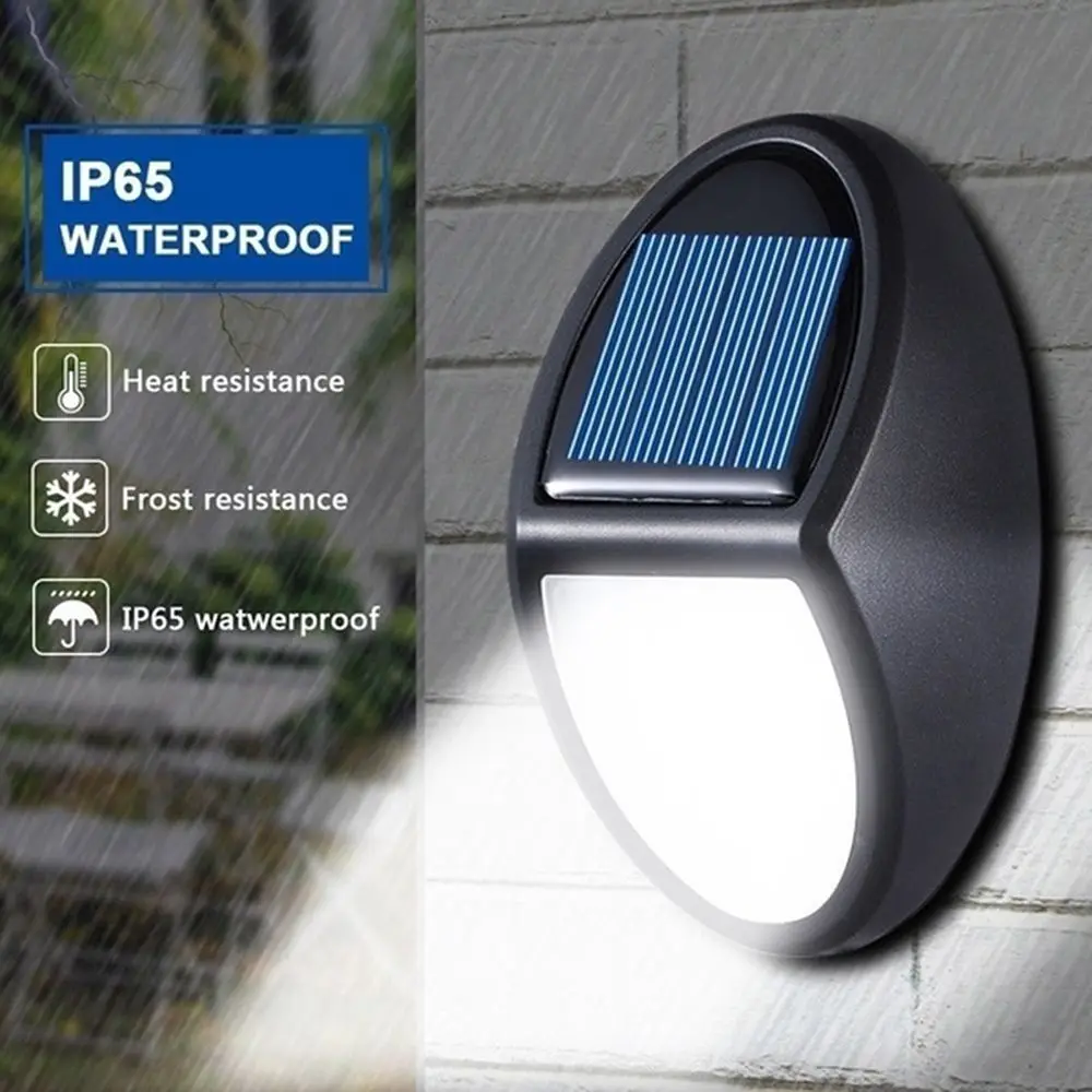 

10LED Solar Power Wall Light Waterproof Outdoor Garden Yard Lamp Villa Lighting