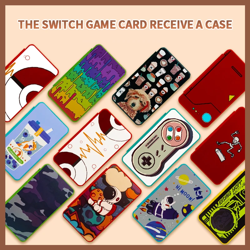 Игровой карточный чехол 24 в 1 для Nintendo Switch складной с кубическим рисунком NS Parts |