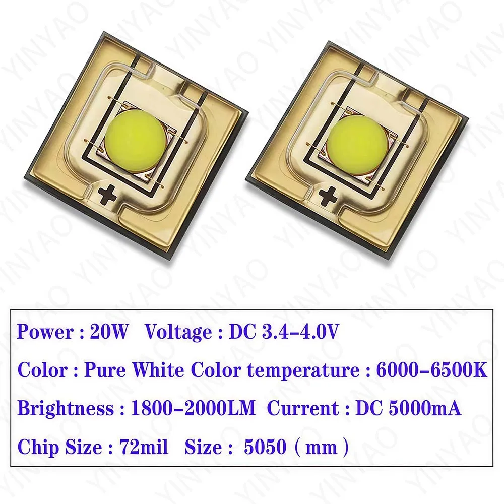 

Лазерная лампа 20 Вт SMD5050 теплый белый