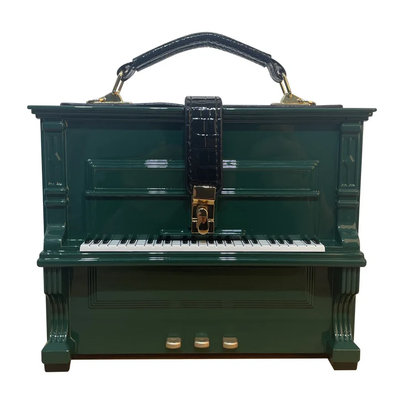 Акриловые женские кошельки и сумочки в форме пианино дизайнерские сумки на плечо