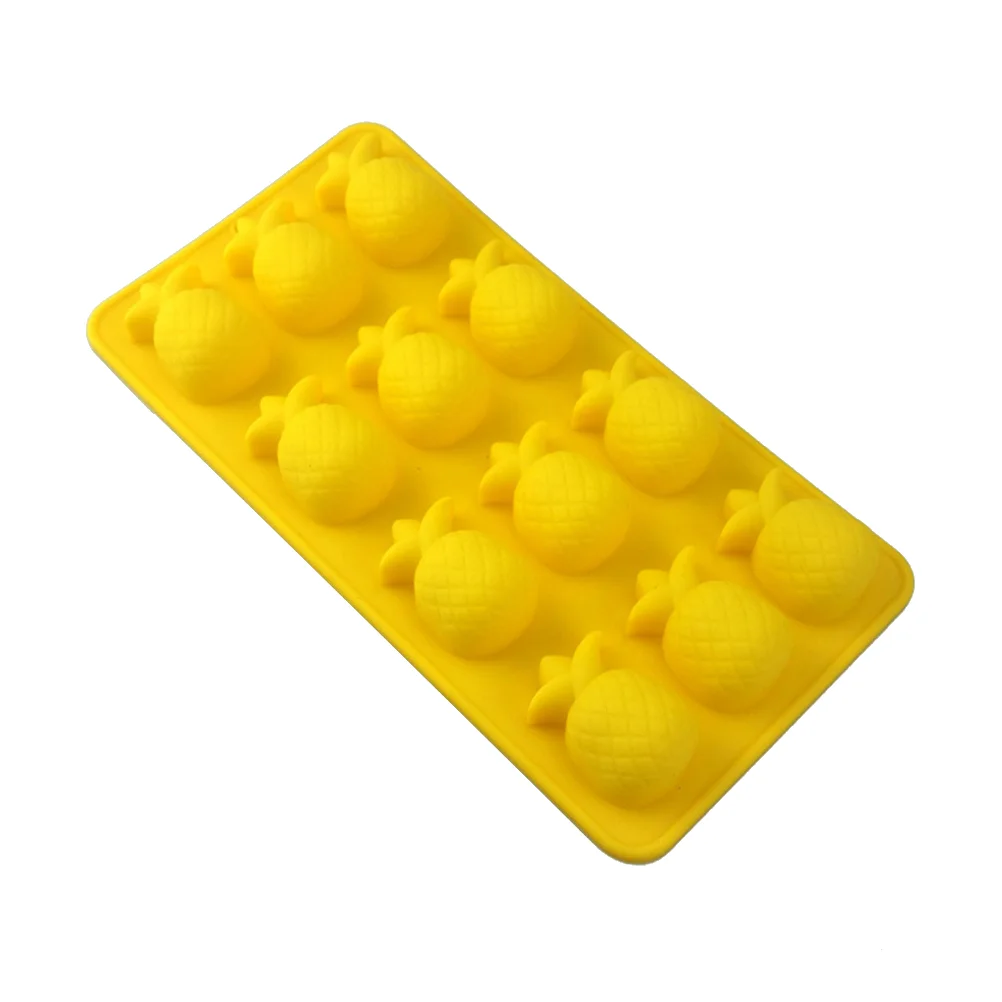 

Silicone Mold Fruit Pineapple Molds Candy Baking Fondant Cupcake Ice Gummy Diy Mould Tray Cake Shaped Stick Non Fudge 3D Pudding