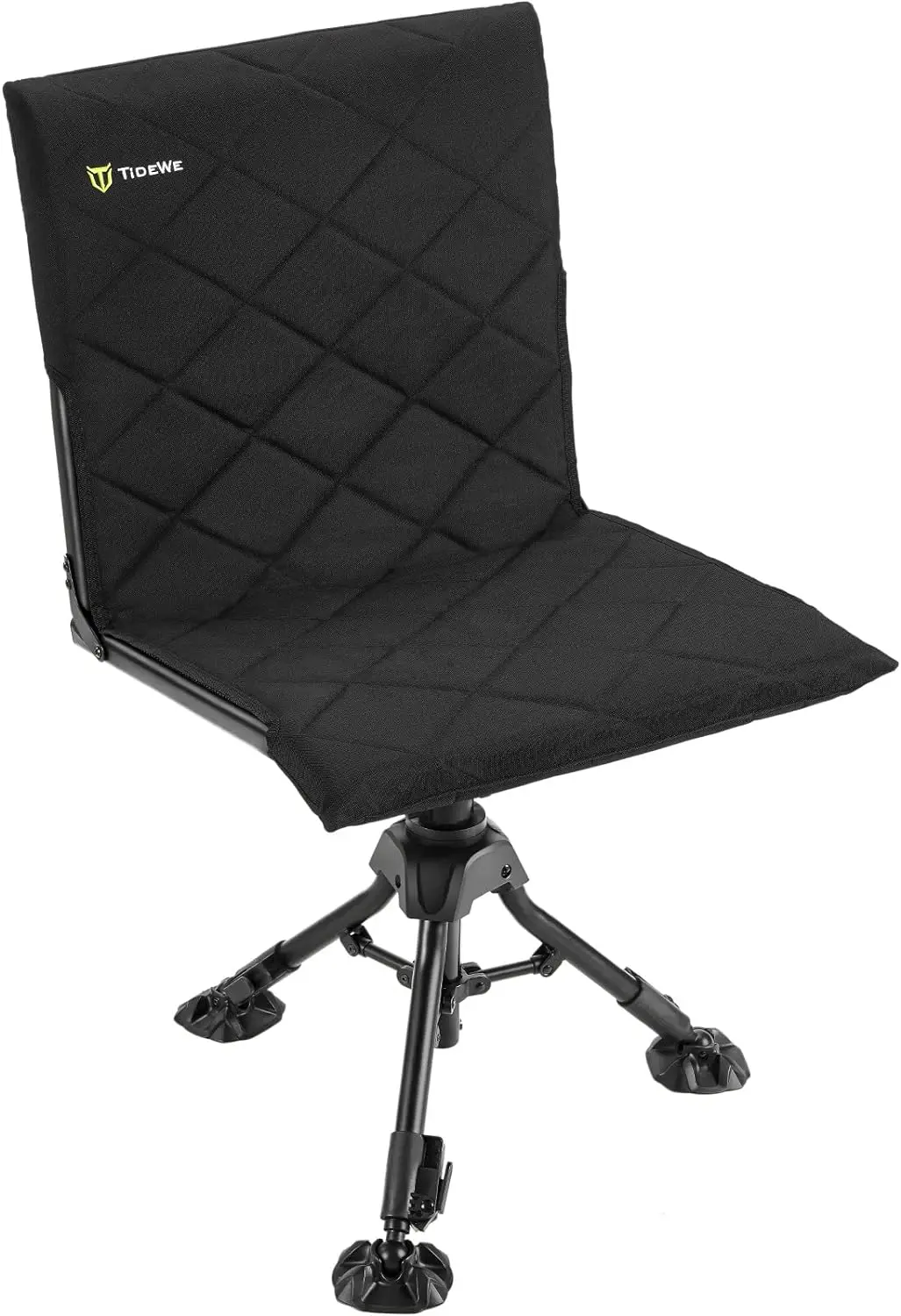 

Кресло с чехлом на сиденье, бесшумное вращающееся кресло с вращением на 360 градусов, складное кресло с регулируемой высотой и 3 ножками для охоты, портативное кресло для