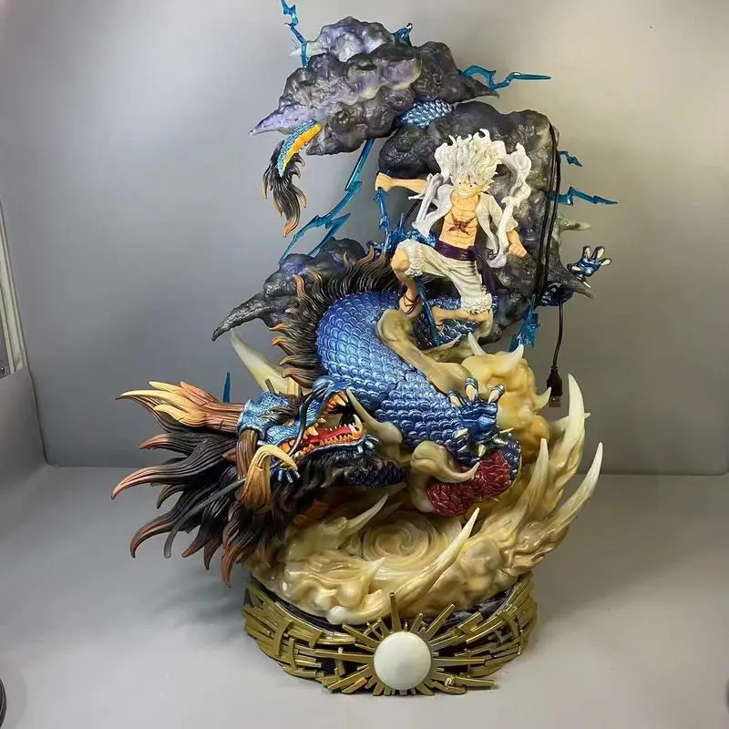 Фигурки Bandai One Piece Gear Fifth Sun God Nika Luffy Vs Kaido 23 см