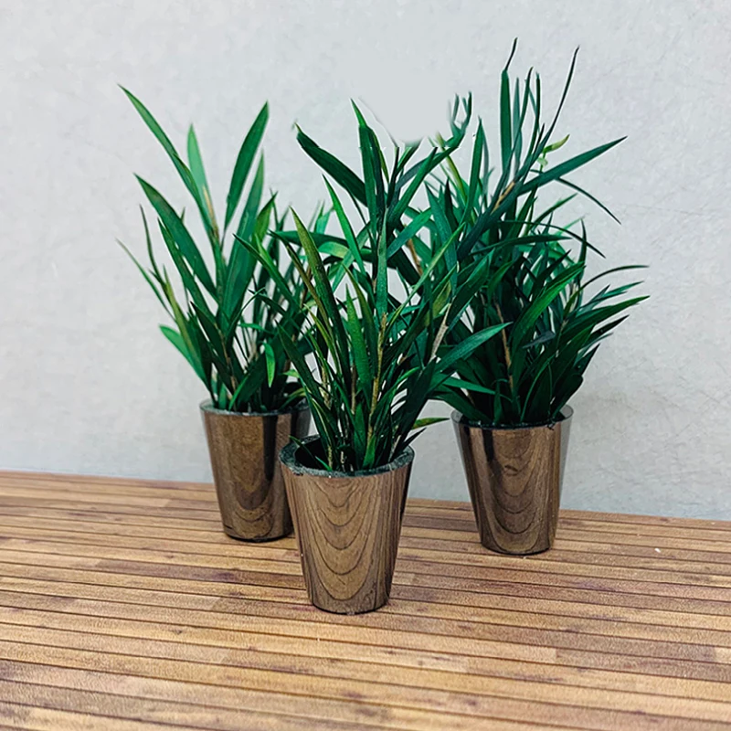 

Детский Кукольный домик, семейный цветочный горшок, миниатюрные украшения для сада и кукольного домика