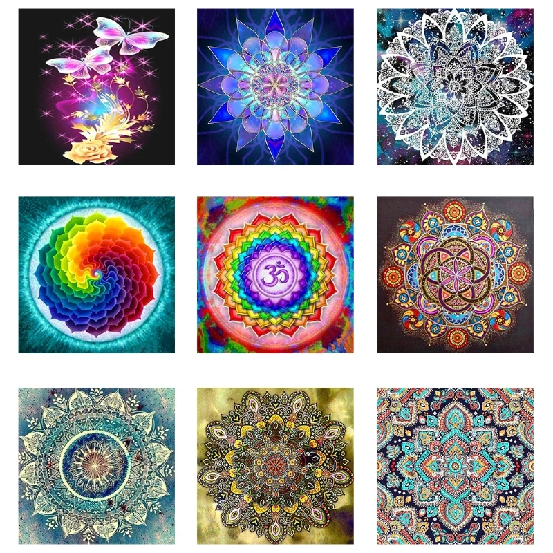 

Fantasy Flower 5D Full Drill Embroidery for Cross Stitch Kits DIY for rhinestone Crystal Home Decoration