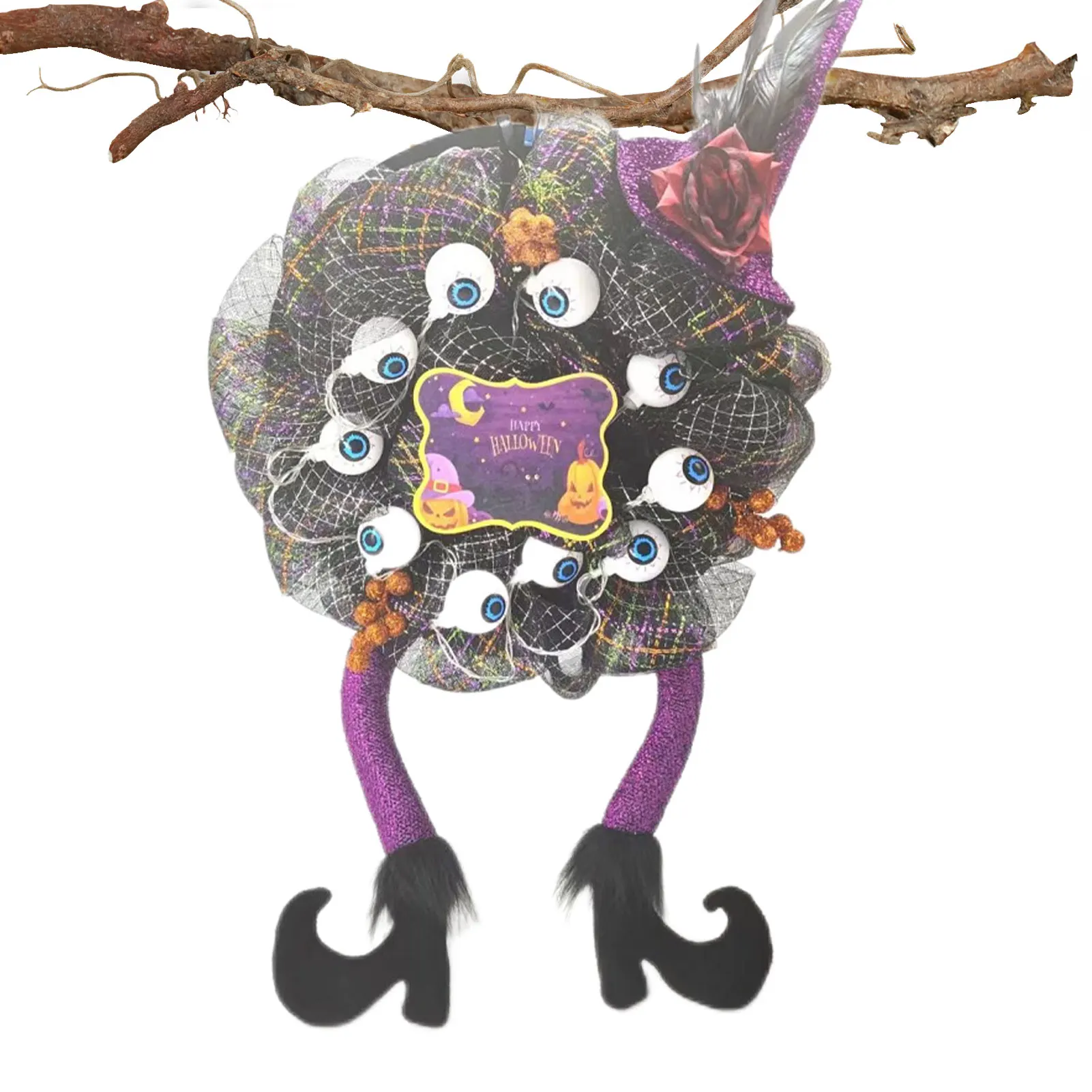 

Ведьма, венок на Хэллоуин, глазные яблоки на Хэллоуин, ведьма, шляпа, ножки светильник ящиеся венки, Хэллоуин, ведьма, шляпа, дверной венок, то...