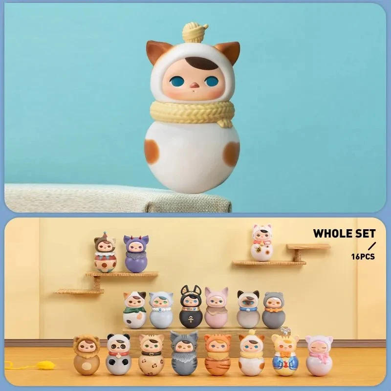 Оригинальная серия PUCKY Roly-Poly Kitty слепая коробка игрушки для девочек фигурка