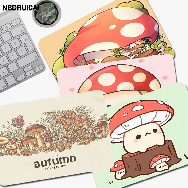 

Cartoon Mushroom 25x29cm Small Cabinet Gaming Computer Laptop Desk Mat Mouse Pad Mouse Mat Notbook Desktop Mat