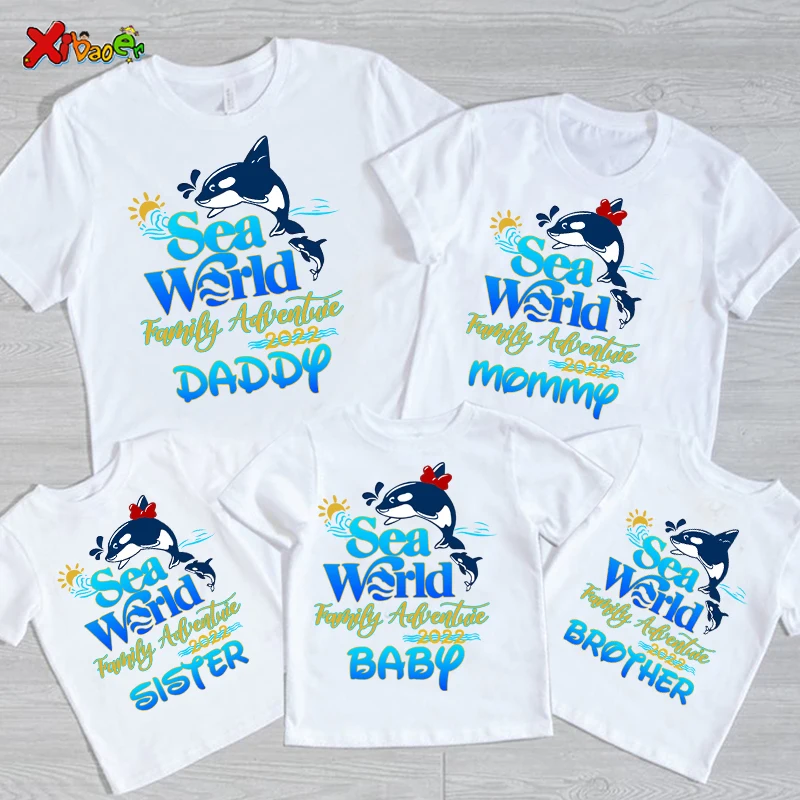 

Seaworld 2022 Shirt Vacations Shirt Girl Family Adventure Matching Shirt Vacation Trip Outfits Mom and Daughter Matching Clothes