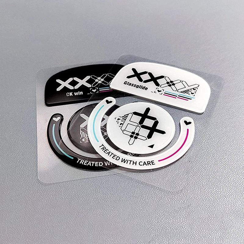 

1pc Glass Mouse Skates Glide Feet Pads Mouse Feet Sticker For G Pro X Superlight Rounded Curved Edges