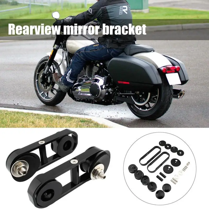 

Новый адаптер крепления зеркала для Tour Street Glide FLHX 2006-2013 кронштейн для зеркала заднего вида адаптер крепления зеркала заднего вида