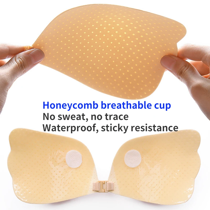 

Силиконовый бюстгальтер, невидимый бюстгальтер, стелс, клейкий, без спинки, усилитель груди, Бралетт, накидка на соски, пуш-ап, сексуальный, б...