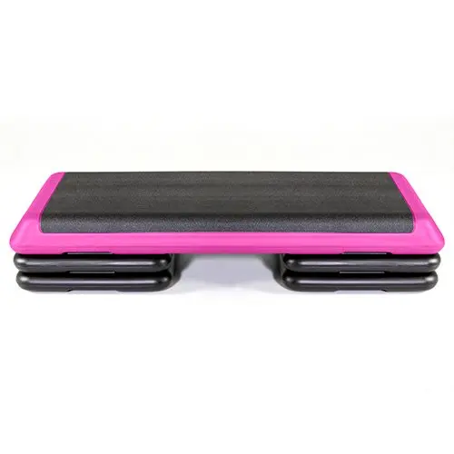 

Health Club Size Platform with four (4) Original Risers - Pink