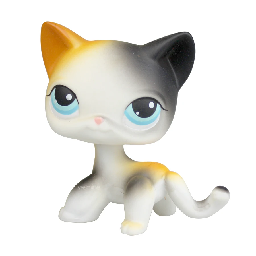 

YASMINE Rainbow Pet Shop Siamese Shorthair Cat Kitty Figure Toy lps #106