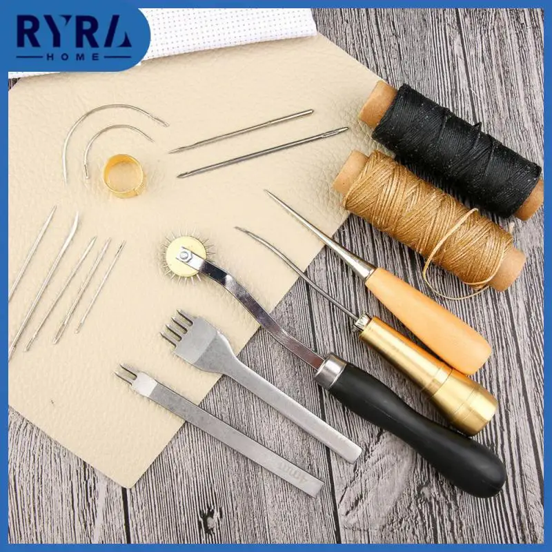 

Handmade Leather Tool Set Suitable For Punching/stitching Leather. Very Durable Leather Tools Leather Craft Accessories
