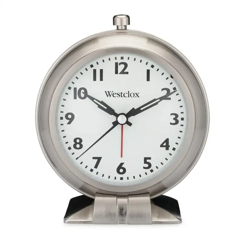 Reloj despertador Digital de plata 47602, cronógrafo de escritorio, decoración de pared,...