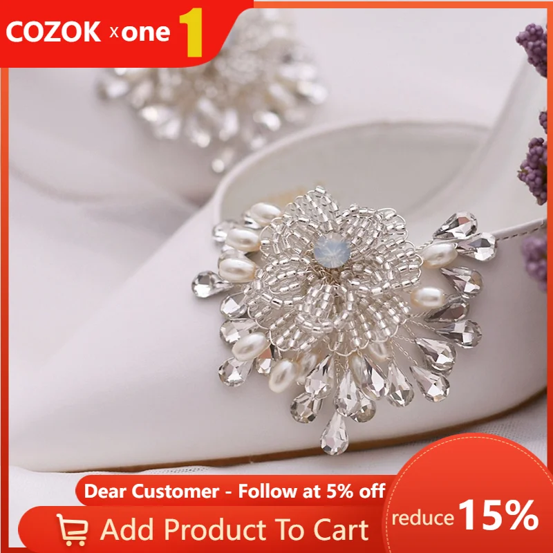 

Tide Brand High-heeled Shoes Accessories Ladies Gifts Birthday Gifts Noble Ladies High-heeled Crystal Shoes Flower Party Gifts