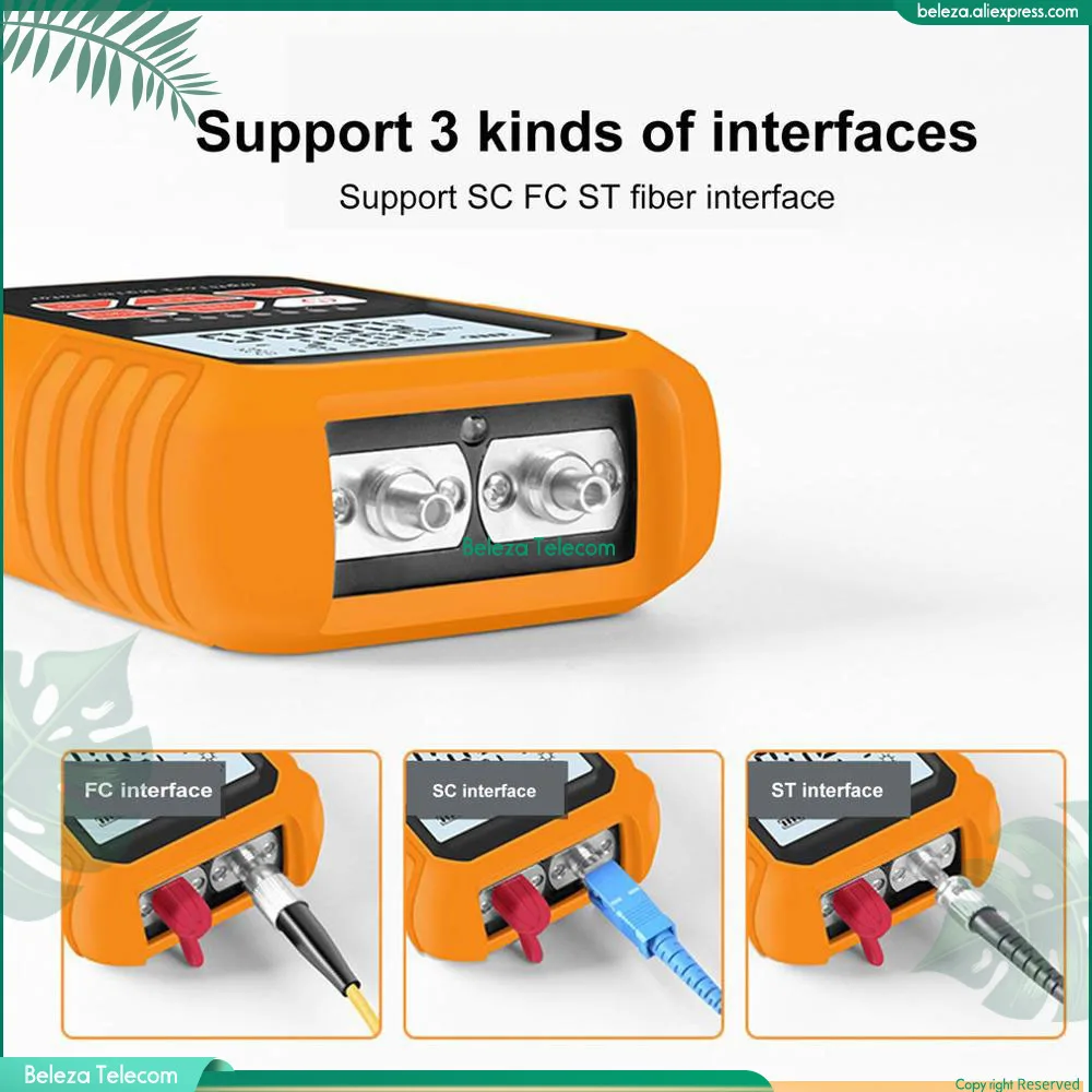 Высокоточный 3 в 1 оптический измеритель мощности Красный лазер 3-в-1 миниатюрный