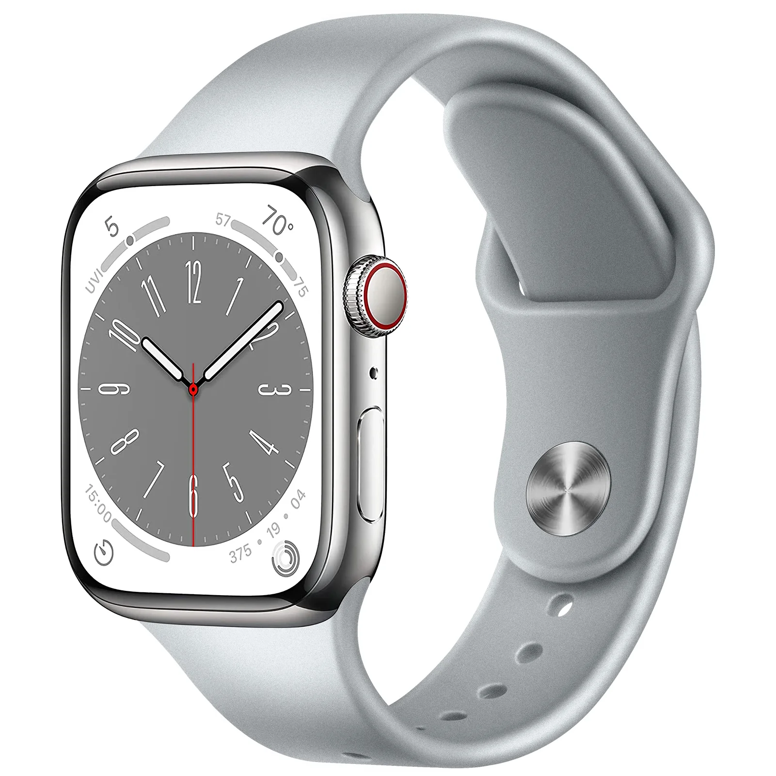 

silicone Strap For Apple Watch Band 45mm 44mm 42mm 41mm 40mm 49mm 38mm 44 45 mm correa bracelet iwatch series ultra 7 se 3 6 8 5