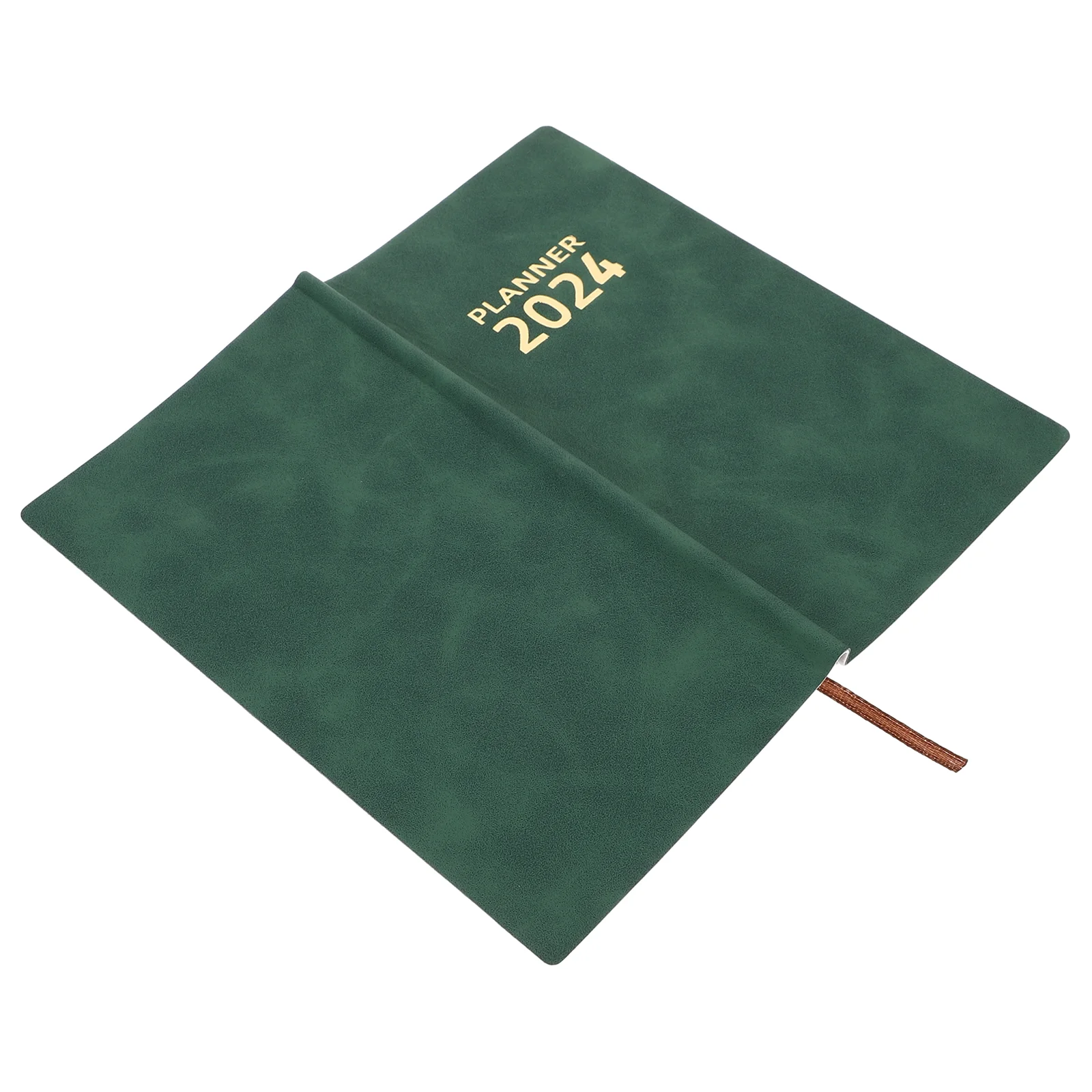 

2024 Agenda Book Notebook Dividers Daily Office Schedule Notepad Planner Portable
