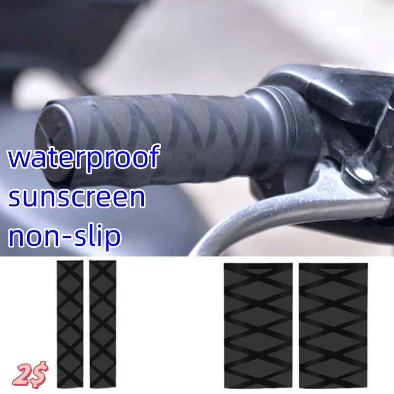 

Non-slip Rubber Grip Glove Motorcycle Handle Cover Brake Universal Heat Shrinkable Grip Cover Sleeve Handlebar Covers Handlebars