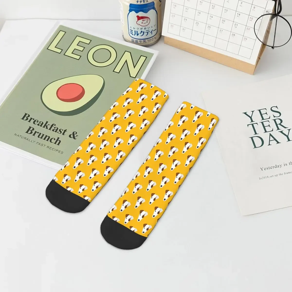 Мужские и женские носки до щиколотки Parson Рассел Terrier в стиле поп-арт зимние чулки