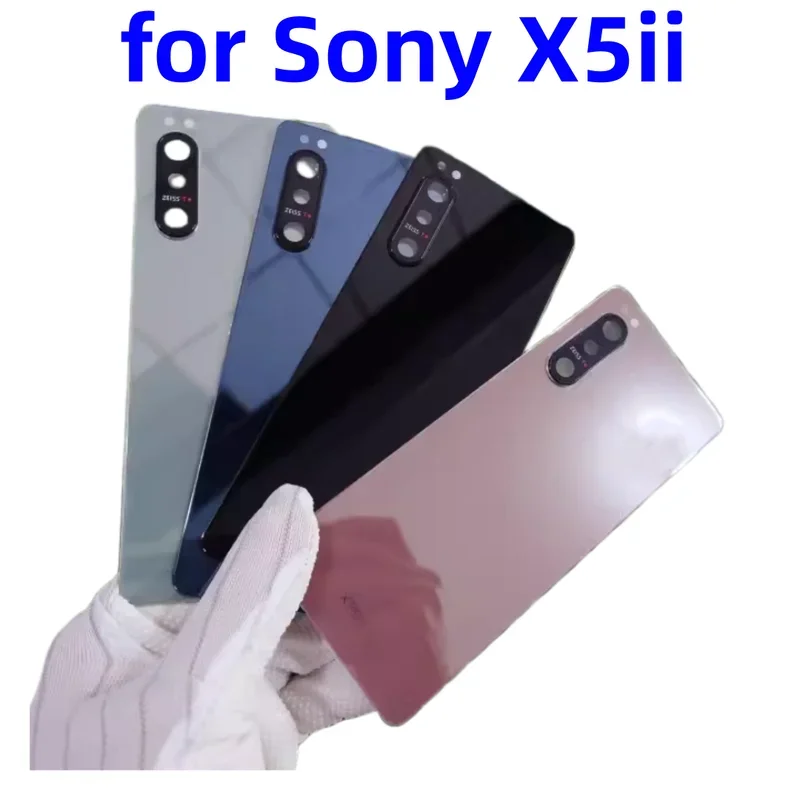 Замена стекла задней крышки телефона Xperia5 для Sony Xperia 5II J9210 X5II SO-52A SOG02 задняя крышка