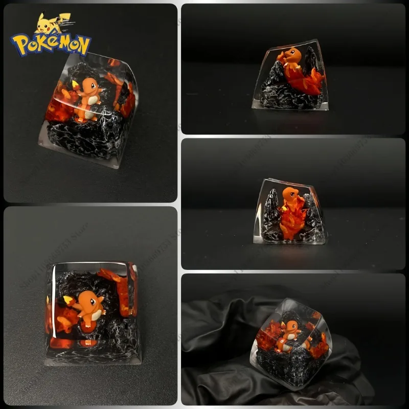 Колпачки для клавиш из смолы Pokemon Charizard аниме Bulbasaur Gyarados Charmander механическая
