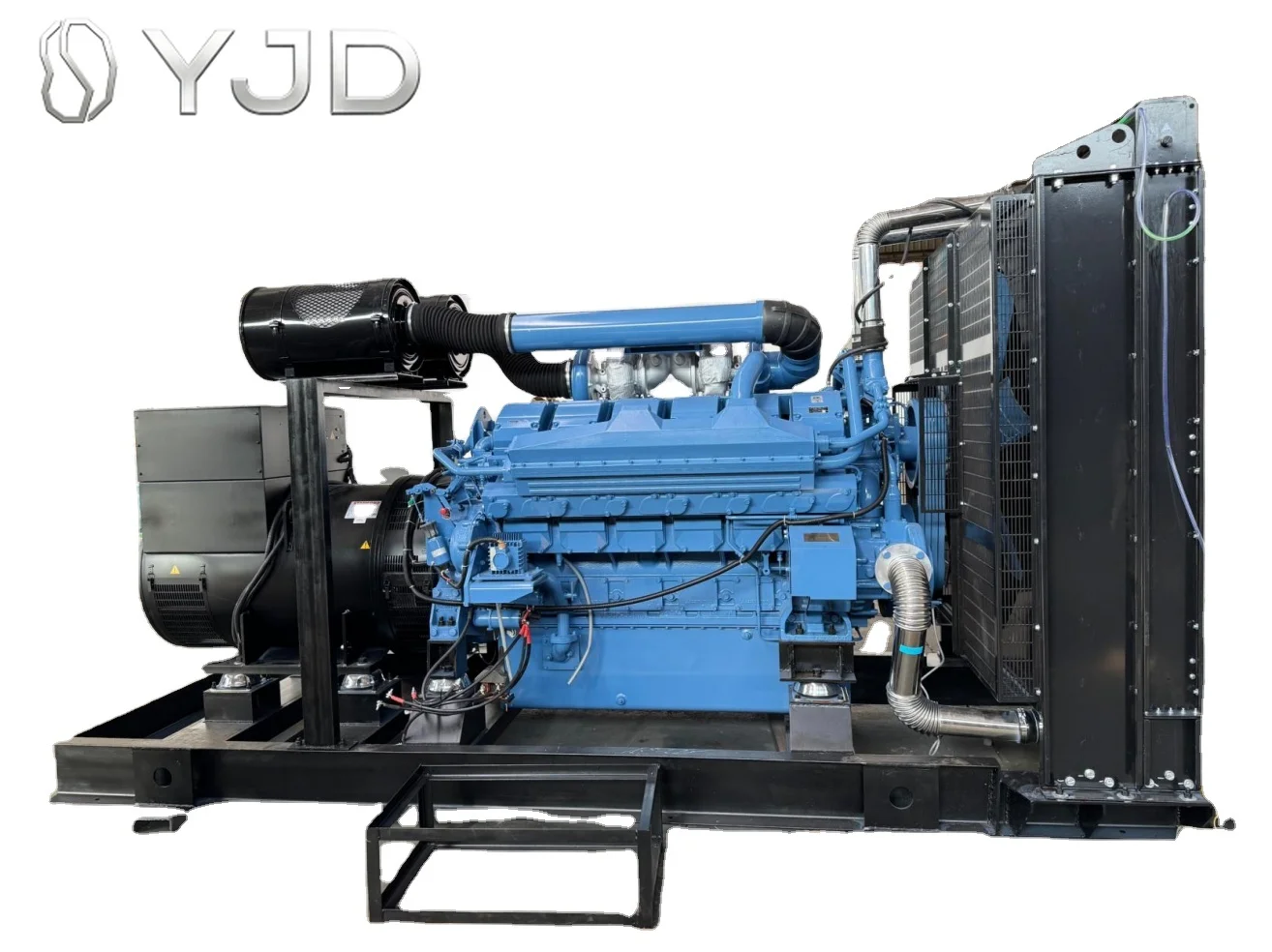 Фото Дизельный генератор DYJD KC-750GF 750/800 кВт Mitshi S12H-PTA с автозапуском, 3-фазный, бесшумный, мобильный, на прицепе, с возможностью параллельного подключения №5