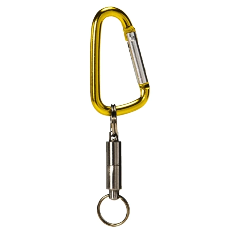 

2023 New Magnetic Carabiner Fishing Tool Keychain Snap Clip Lock Buckle Securing Tool
