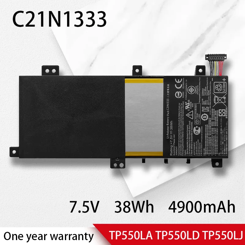 

NEW Laptop Battery C21N1333 FOR ASUS TP550L TP550LA TP550LD TP550LJ-1A/2B Transformer Book Flip R554L C21NI333 0B200-00860400