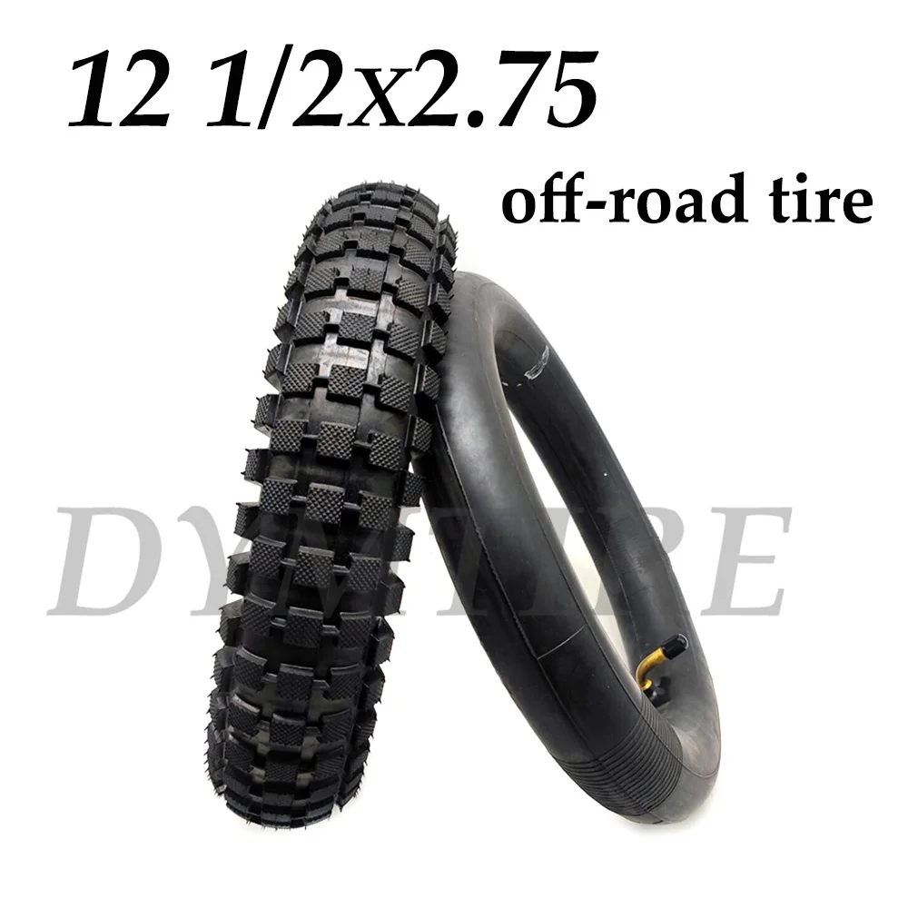 

12 1/2x2. 75 Tire Off-road Inner and Outer Tyre for Mini Motorcycle 47cc/49cc Front and Rear Wheels 12 Inch Pneumatic Tires