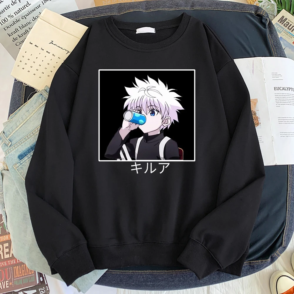 

Japan Anime HUNTER×HUNTER Hoodies Women Men Casual Pullover Spring Autumn Fleece Sweatshirts Harajuku Manga Male Streetwear