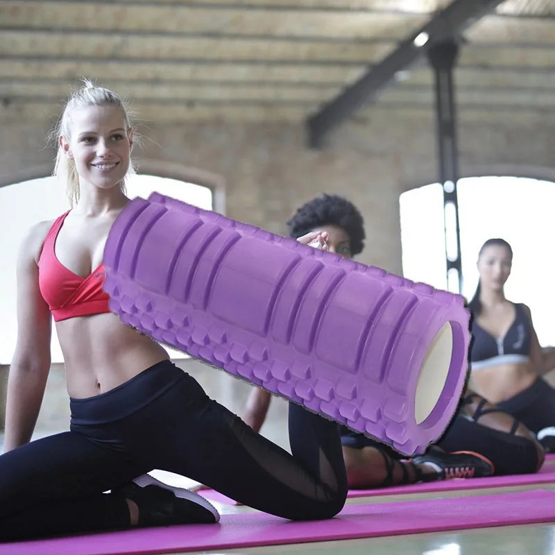 

1Pcs 30CM Yoga Accessories Yoga Cube Foam Roller Roller Yoga Column Fitness Muscle Relax Foam Massage Roller Gym Fitness