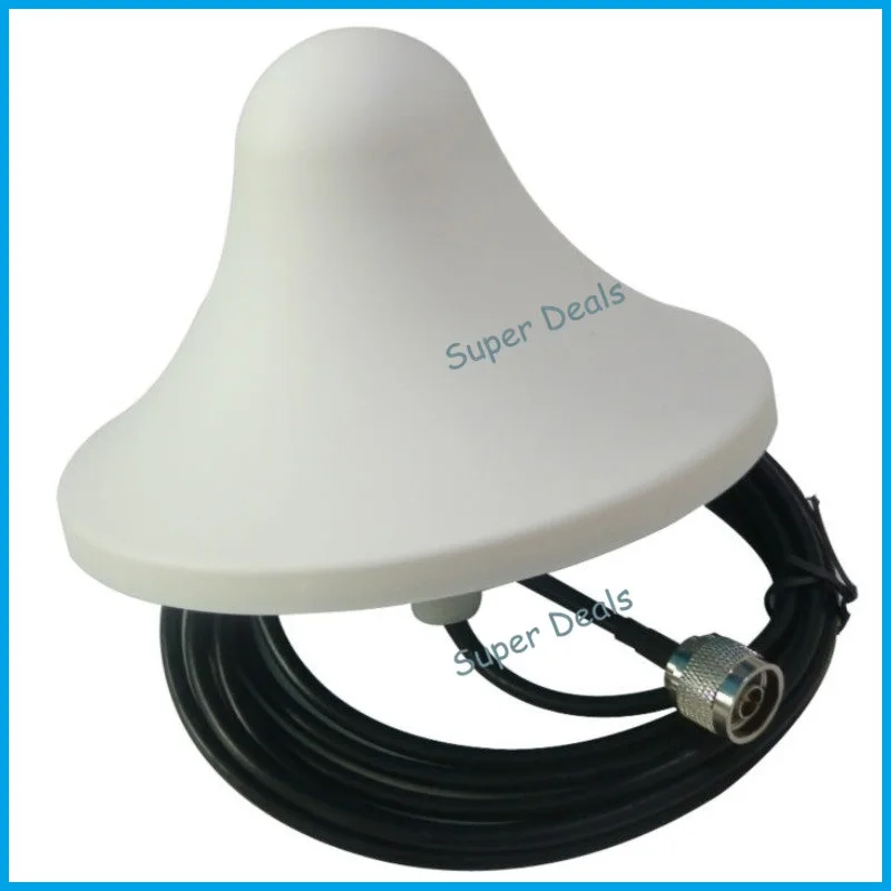 ZQTMAX Communication Indoor Ceiling Antenna 698-2700Mhz 5dBi N Male for 2G 3G 4G Mobile Phone Signal Booster Repeater Amplifier