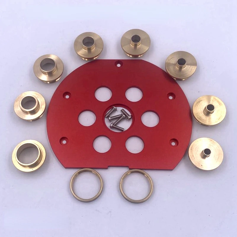 

Медная фрезерная деревянная пластина электромеханическая гравировка DIY профильная гравировальная втулка Festo нижняя часть + втулка инструменты для машины