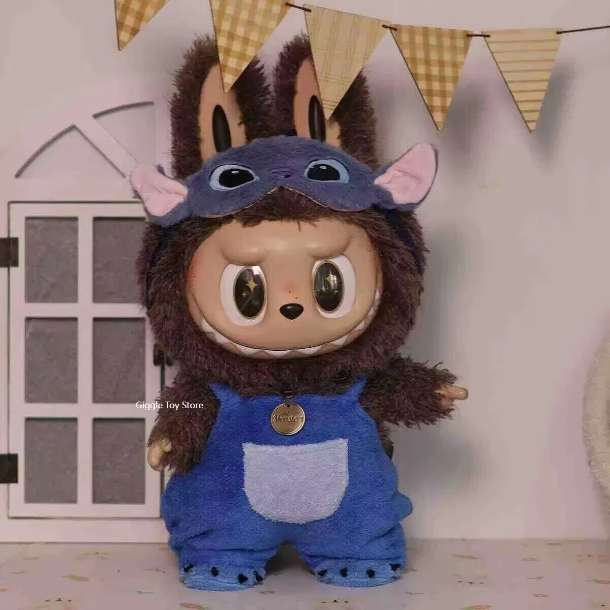 Оригинальная милая одежда Zimomo из ткани Labubu 58 см красивые брюки с крутым ремешком