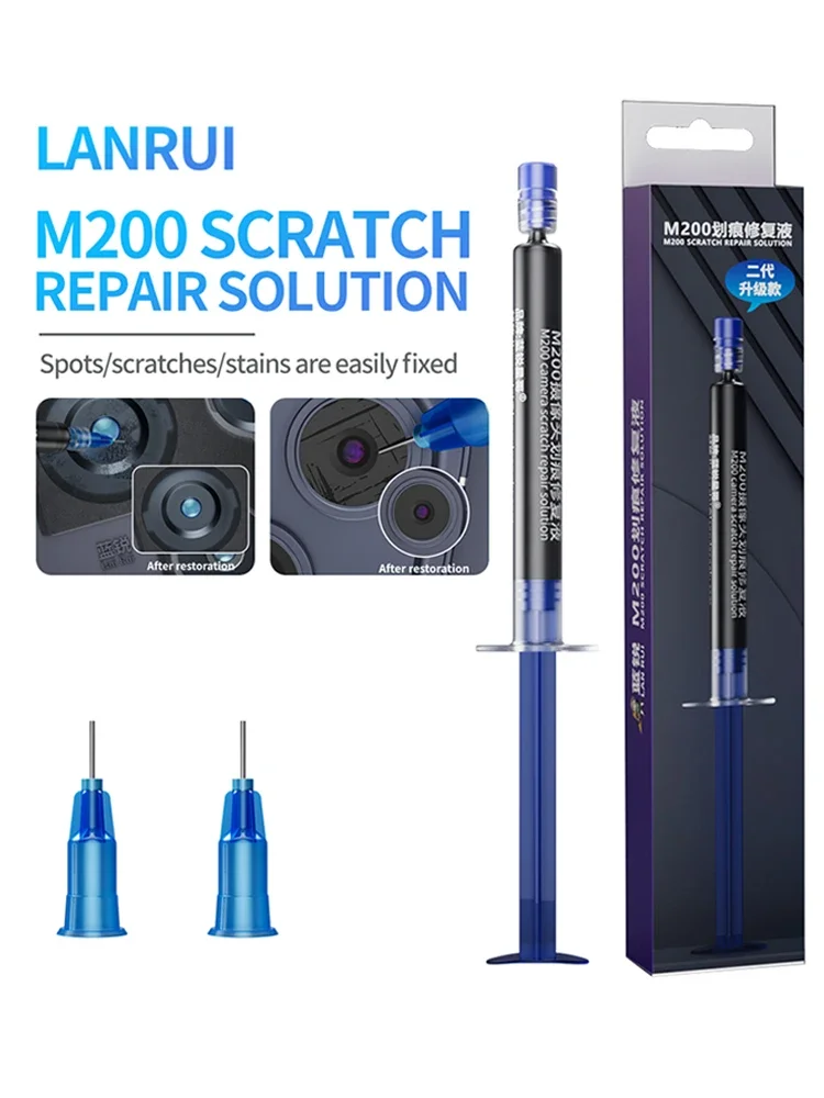 

LANRUI M200 черная 3 мл жидкость для ремонта царапин для ремонта мобильных телефонов, камера, пятна, царапины, пятна, коррупционный инструмент для ремонта