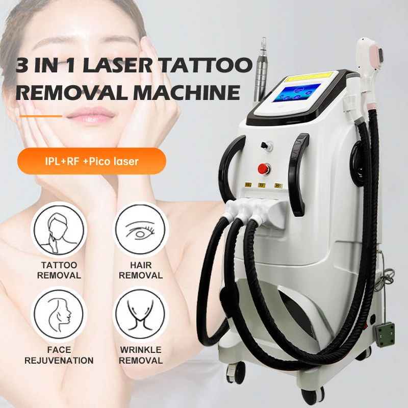 

Multifunction IPL Laser Painless Hair Removal Picosecond Lazer Tattoo Removal Freckle Treatment Hollywood Peel Skin Care Device
