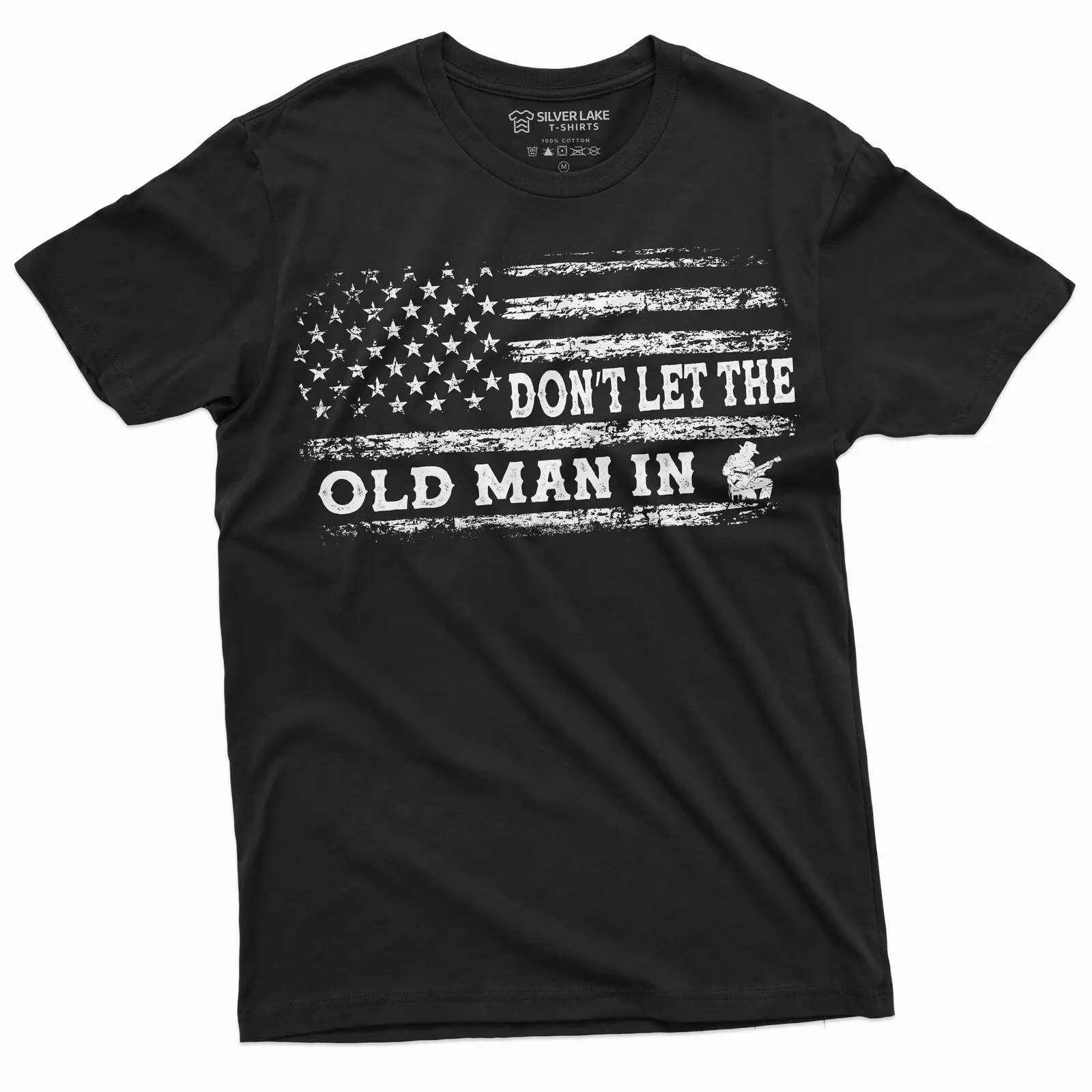 Мужская футболка Country Music Don't Let the Old Man в рубашке с гитаристом-музыкантом